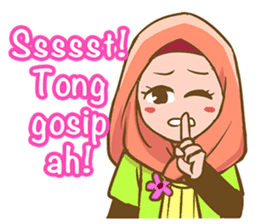 Euis Geulis Hijab: Ramadhan & Daily Talk sticker #11828911