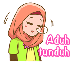Euis Geulis Hijab: Ramadhan & Daily Talk sticker #11828914