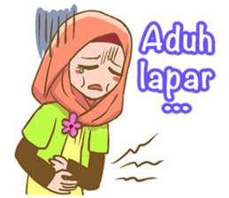 Euis Geulis Hijab: Ramadhan & Daily Talk sticker #11828916