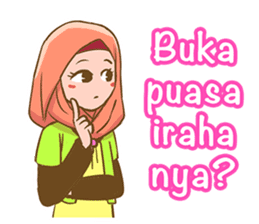 Euis Geulis Hijab: Ramadhan & Daily Talk sticker #11828924