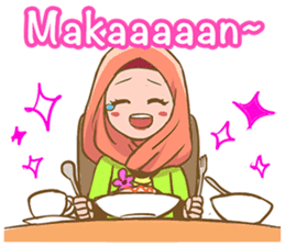 Euis Geulis Hijab: Ramadhan & Daily Talk sticker #11828925