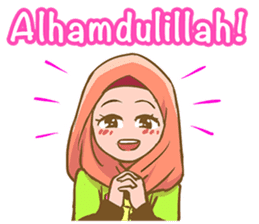Euis Geulis Hijab: Ramadhan & Daily Talk sticker #11828927