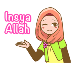 Euis Geulis Hijab: Ramadhan & Daily Talk sticker #11828928
