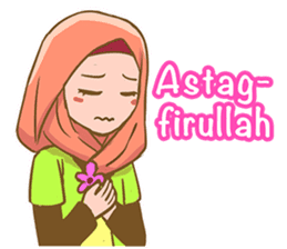 Euis Geulis Hijab: Ramadhan & Daily Talk sticker #11828929