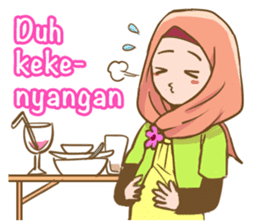 Euis Geulis Hijab: Ramadhan & Daily Talk sticker #11828931