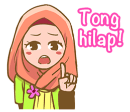 Euis Geulis Hijab: Ramadhan & Daily Talk sticker #11828933
