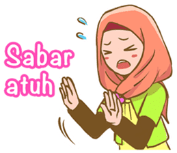 Euis Geulis Hijab: Ramadhan & Daily Talk sticker #11828934