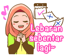 Euis Geulis Hijab: Ramadhan & Daily Talk sticker #11828940