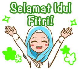Euis Geulis Hijab: Ramadhan & Daily Talk sticker #11828941