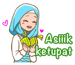 Euis Geulis Hijab: Ramadhan & Daily Talk sticker #11828944