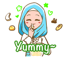 Euis Geulis Hijab: Ramadhan & Daily Talk sticker #11828945