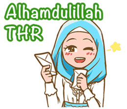 Euis Geulis Hijab: Ramadhan & Daily Talk sticker #11828946