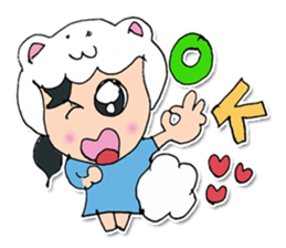 Hello! My name is Mayume ^_^ sticker #11829407