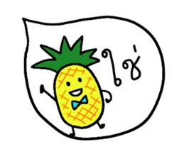 Thai Fruits in Thai Language sticker #11829716