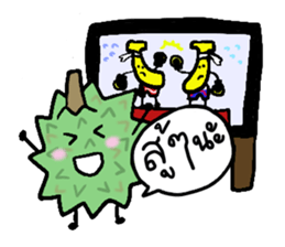 Thai Fruits in Thai Language sticker #11829721