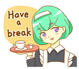 Five maids sticker #11830353