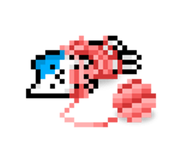 koneko:cat (It is doing something) sticker #11832288