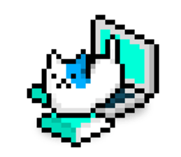 koneko:cat (It is doing something) sticker #11832293