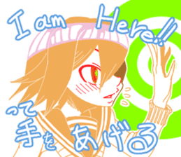 A GIRL TALKING WITH VIDEO GAME sticker #11832562