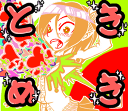 A GIRL TALKING WITH VIDEO GAME sticker #11832565