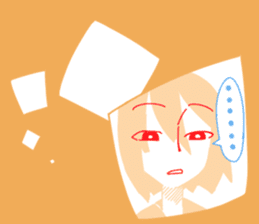 A GIRL TALKING WITH VIDEO GAME sticker #11832582