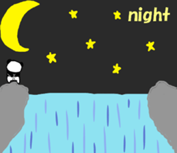 Waterfall communicate sticker #11832591