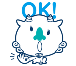 Good fortune Shisa from OKINAWA sticker #11832676