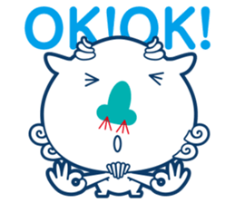 Good fortune Shisa from OKINAWA sticker #11832677