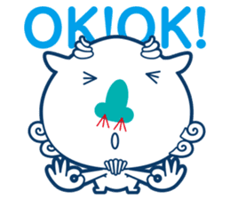 Good fortune Shisa from OKINAWA sticker #11832677