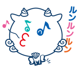 Good fortune Shisa from OKINAWA sticker #11832690