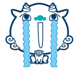 Good fortune Shisa from OKINAWA sticker #11832694