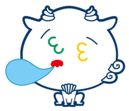 Good fortune Shisa from OKINAWA sticker #11832695