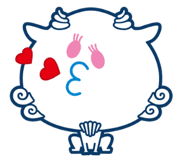 Good fortune Shisa from OKINAWA sticker #11832696