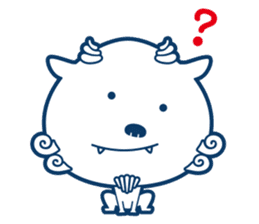 Good fortune Shisa from OKINAWA sticker #11832698