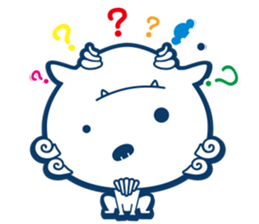 Good fortune Shisa from OKINAWA sticker #11832699