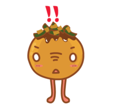 Takoyaki here sticker #11833009