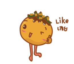 Takoyaki here sticker #11833012