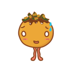 Takoyaki here sticker #11833017