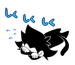 Lazy Monotone Monkey sticker #11833123