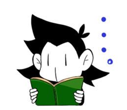 Lazy Monotone Monkey sticker #11833126