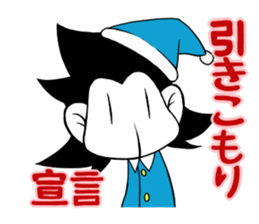 Lazy Monotone Monkey sticker #11833130