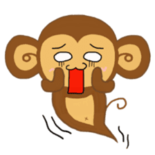 Lazy Lazy Monkey 2 sticker #11833418