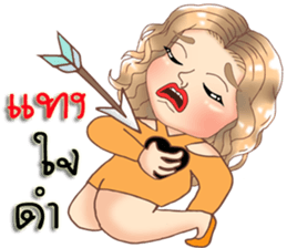Anna plump girl sticker #11833562