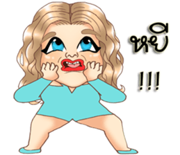 Anna plump girl sticker #11833572