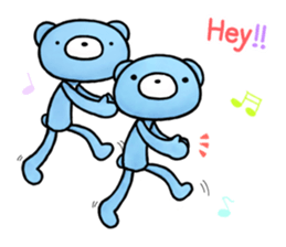 English stickers of the blue bears sticker #11833670