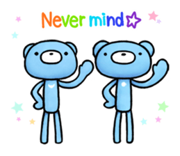 English stickers of the blue bears sticker #11833676