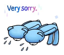 English stickers of the blue bears sticker #11833677