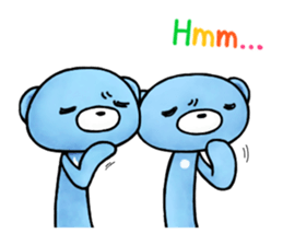 English stickers of the blue bears sticker #11833679