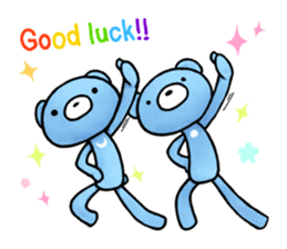 English stickers of the blue bears sticker #11833680