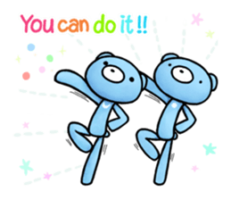 English stickers of the blue bears sticker #11833681